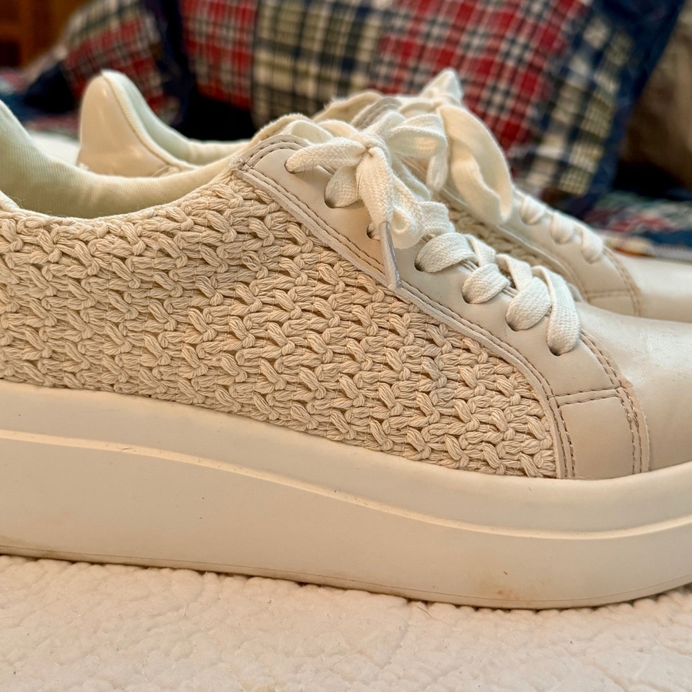 Yellow Box Light Tan Sneakers with Studded Detailing
